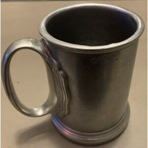 vintage pewter cw 1975 223 beer mug‎ 4.5" Tall